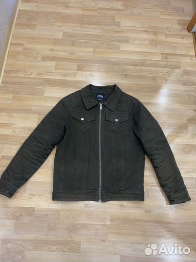 Джинсовая куртка zara 48-50