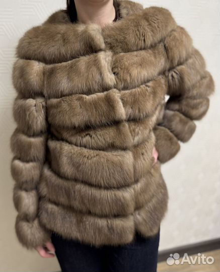 Шуба (куница) размер 44