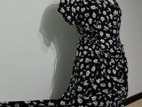 Платье винтажное в цветочек ретро вискоза