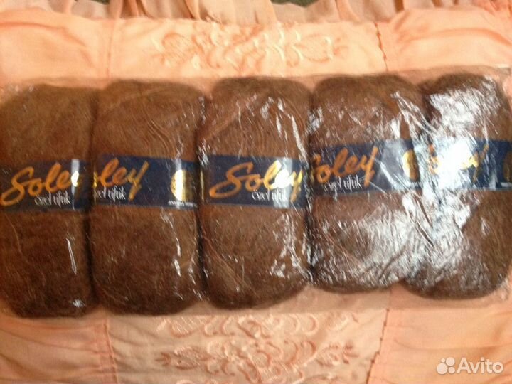 Пряжа для вязания мохер