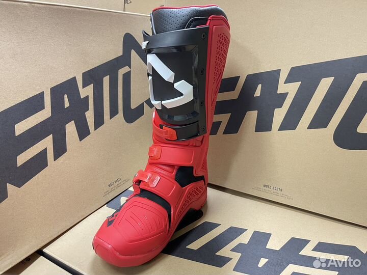 Мотоботы Leatt Boots 5.5 FlexLock Red