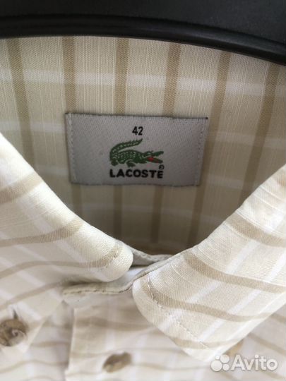 Рубашка мужская lacoste оригинал