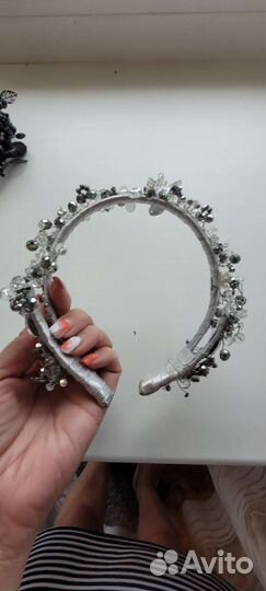 Ободок для волос ручной работы