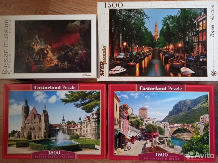 Пазлы Trefl, Castorland, Educa,Clementoni, Wrebbit