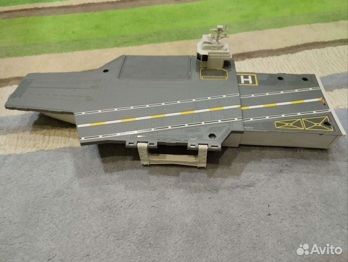 Авианосец игрушечный, корабль, детскаяиигрушк