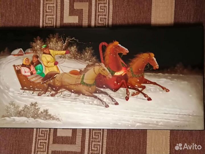 Федоскино панно