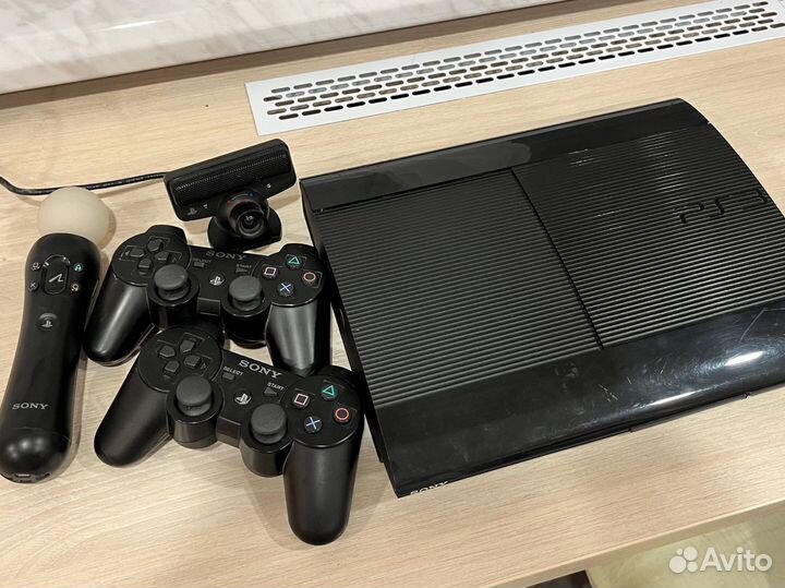 Игровая приставка ps3 super slim