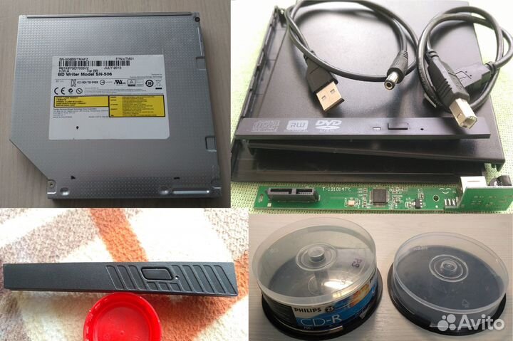 CD-DVD-Sata-корпус, Blu-ray резак, планка, коробки