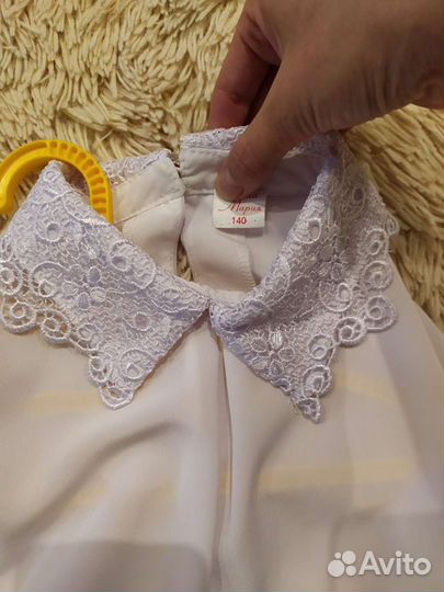 Блузка для девочки школьная