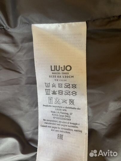 Пуховик для девочки liujo