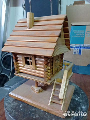 Декоративный Деревянный домик - Избушка