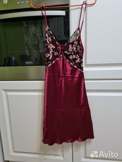 Халат женский шелковый