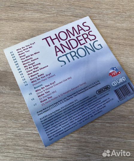 Thomas Anders - Strong (лицензия CD)