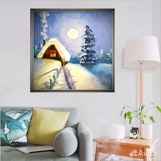 Картина маслом на холсте пейзаж