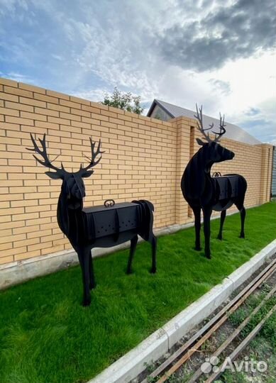 Олень мангал дизайн