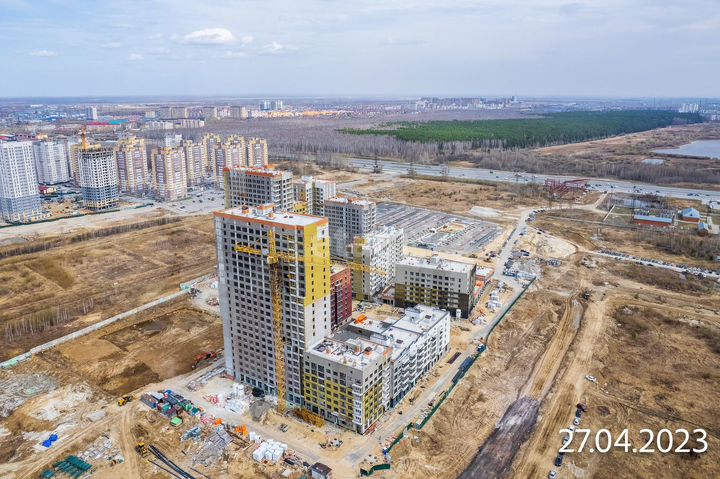 1-к. квартира, 52,4 м², 17/23 эт.