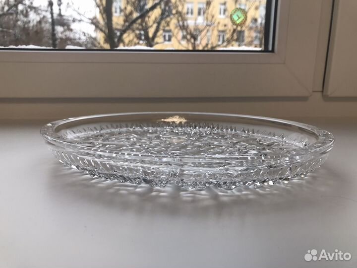 Блюдо хрустальное СССР