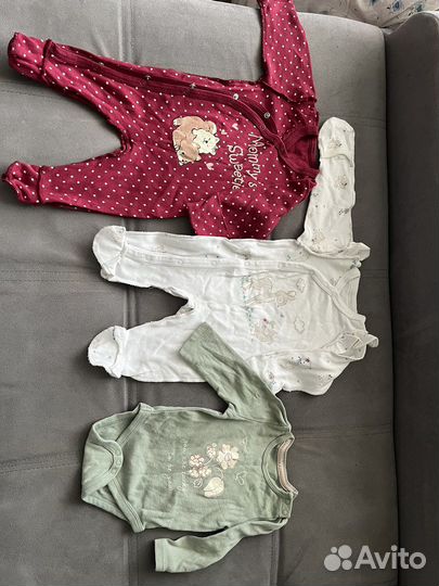 Вещи пакетом на девочку 56-74 резмеры