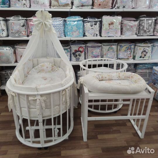 В детскую кровать новое постельное белье