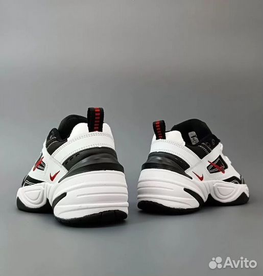 Nike M2K Tekno White Black Red