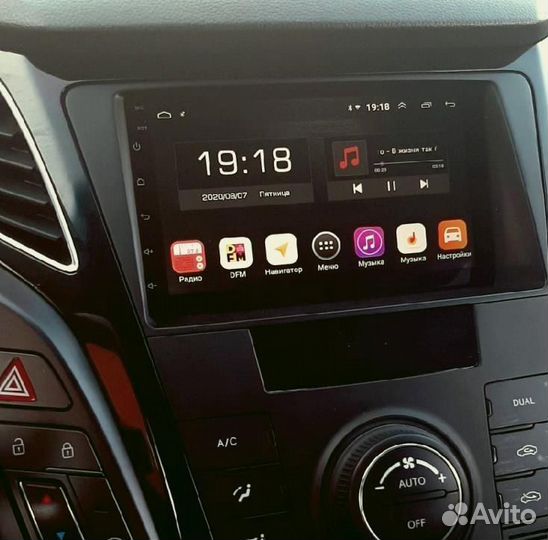 Магнитола Hyundai i40 Android 8 ядер SIM Qled