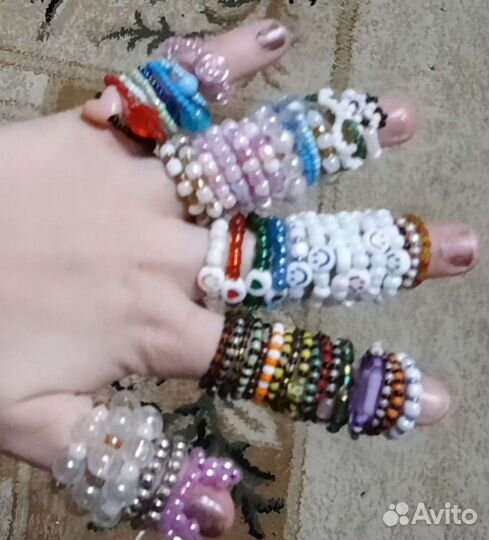 Колечки из бисера
