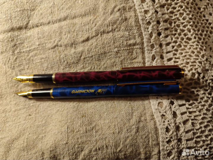 Перьевые советские и китайские ручки