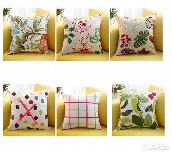 Новый комплект чехлы на подушки