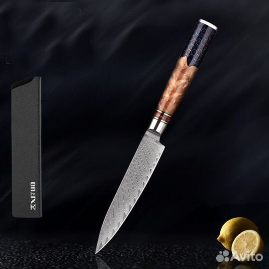 Кухонные ножи из дамасской стали