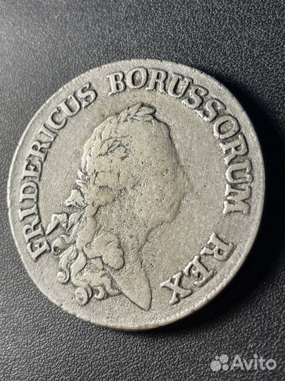 Пруссия 1 талер 1784 (рейхсталер )