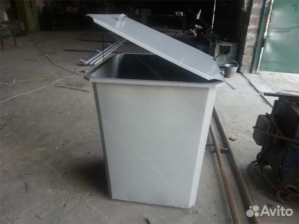 Мусорный контейнер из металла 0,75 м3 Арт 23618