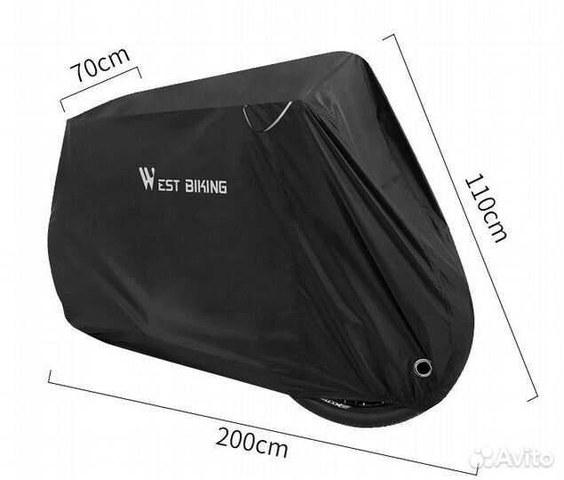 Чехол для хранения велосипеда west biking YP071925