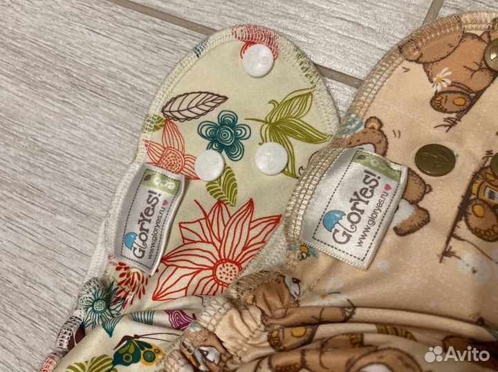 Многоразовые подгузники gloryes