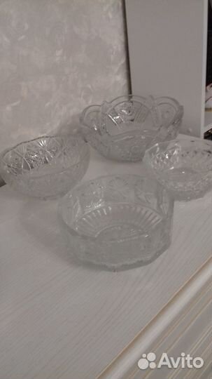 Хрустальные вазы бу