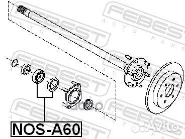 Подшипник задн полуоси nissan titan A60 2003.10