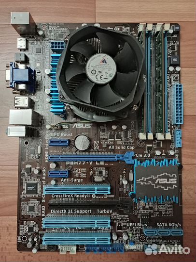 Материнская плата 1155 с процессором i3-3210