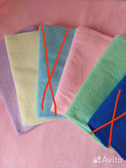 Полотенца детские из микрофибры 70*140