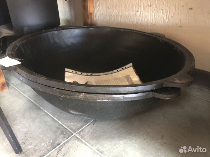 Казан узбекский чугунный наманганский 50 литров