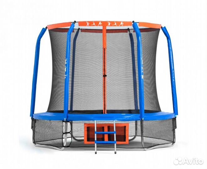 Батут с сеткой DFC jump basket 14 ft