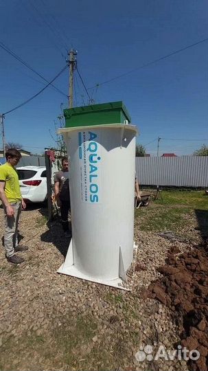 Автономная канализация без откачки с установкой