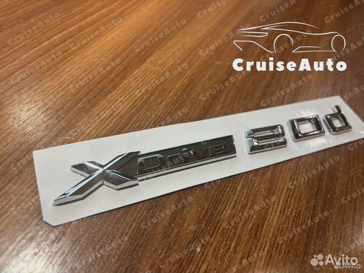 Шильдик BMW XDrive 20d хром