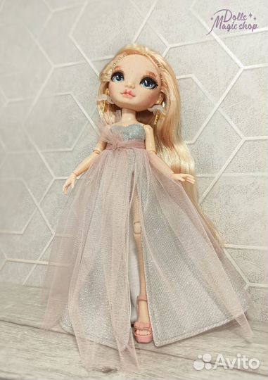 Платье ручной работы для кукол Rainbow High