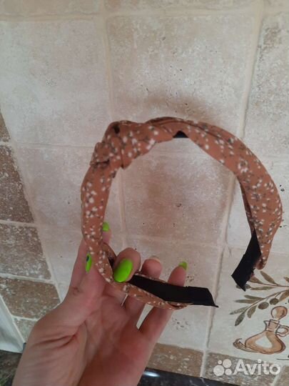Ободок для волос,косынка,краб