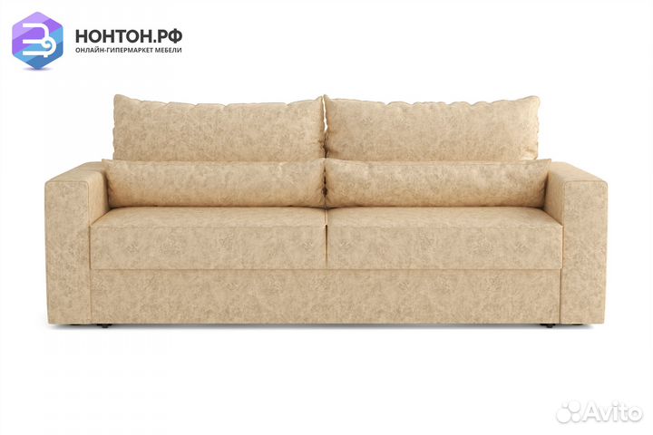 Диван еврокнижка Томас 3-х местный бежевый