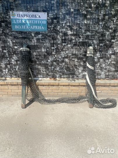 Стойки для большого тенниса с сеткой б/у