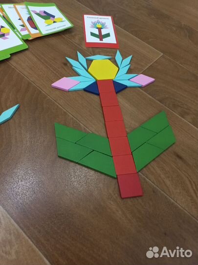 Мозаика деревянная