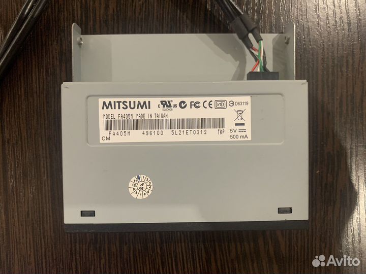 Картридер Mitsumi FA405M Black