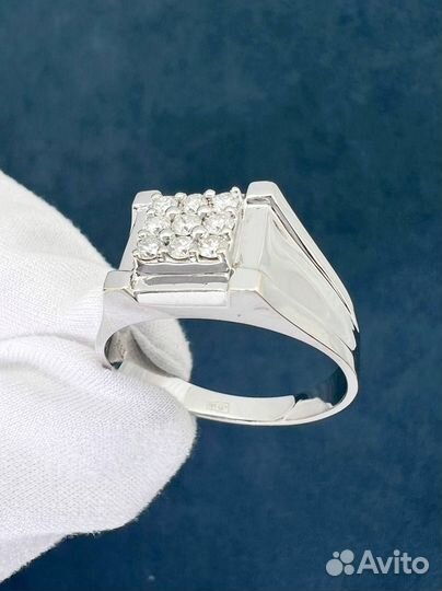 Золотое кольцо с бриллиантами 585 проба 6.12 гр