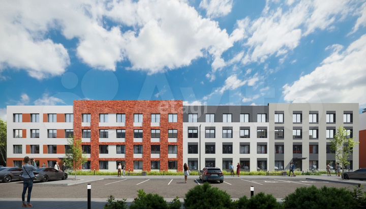 Квартира-студия, 27,5 м², 1/4 эт.