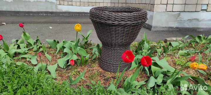 Ротанг, Кашпо из ротанга